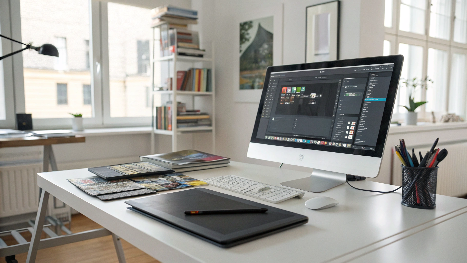 Animation render process and digital storyboard